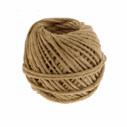 Hilo de Cáñamo Natural, resistente y versátil para costura, bisutería, y manualidades. Ecológico, fuerte y fácil de manejar, ideal para proyectos artesanales.