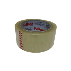 Cinta de embalaje transparente 48 mm x 30 mts, ideal para sellar cajas y paquetes de manera segura y eficiente, sin interferir con las etiquetas.