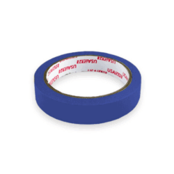 Cinta enmascarar color azul, 18 mm x 20 mts, perfecta para trabajos de pintura. Protege áreas y crea líneas nítidas sin dejar residuos al retirarla.