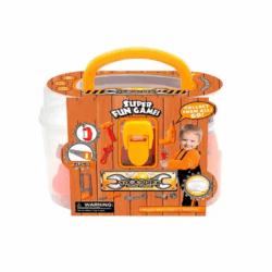 Kit de herramientas de construcción con 22 piezas, incluyendo herramientas realistas y accesorios para enseñar a los niños sobre el mundo de la construcción.