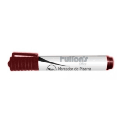 Marcador de pizarra rojo con punta redonda, perfecto para líneas nítidas y visibles en pizarras. Tinta de secado rápido, fácil de borrar y duradera.