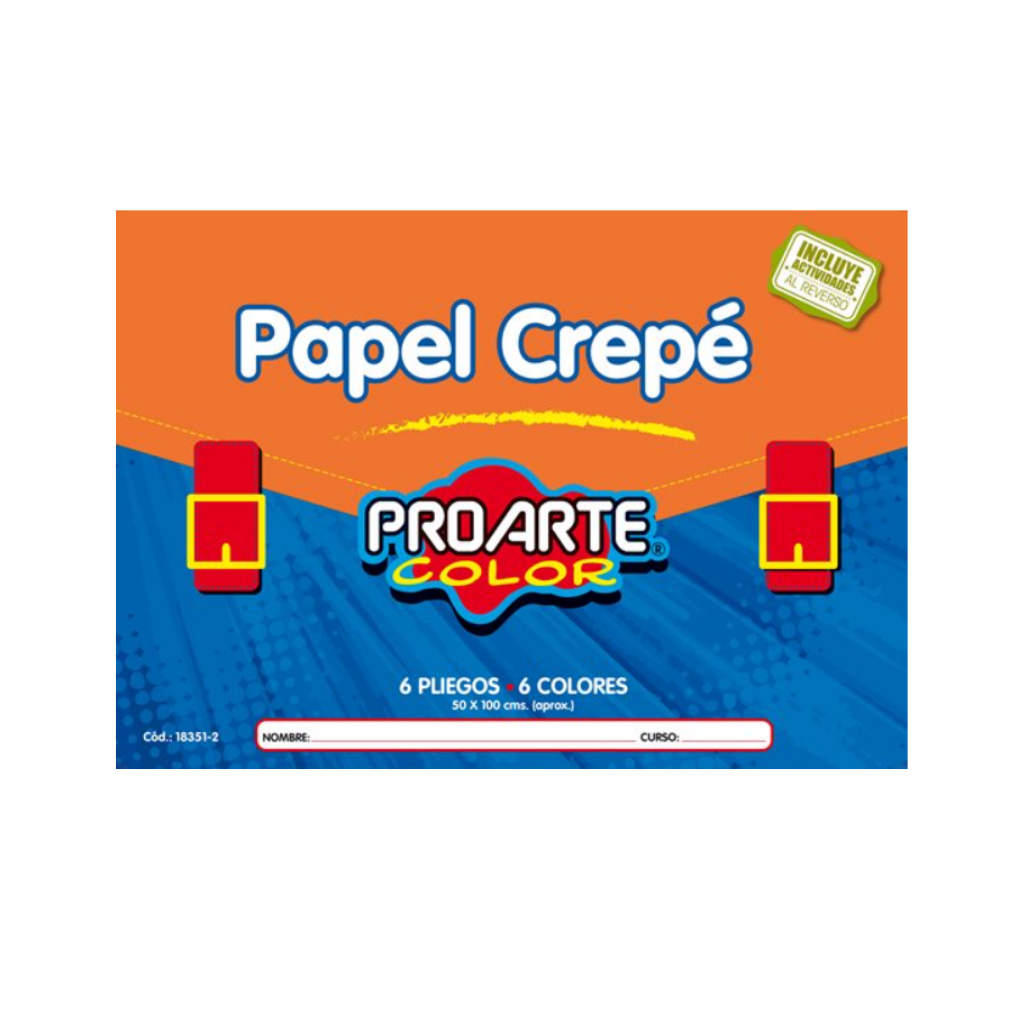 Carpeta de papel crepe con diseño único, perfecta para organizar y presentar documentos de manera creativa.