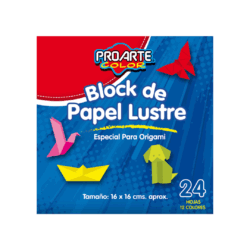 Papel Lustre Origami 16x16 cms PROARTE