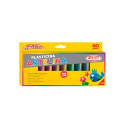 Plasticina 12 colores Artelina ARTEL
