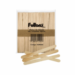 Palos de Helados Madera Natural 50 Unidades FULTONS