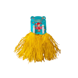 Pompones Porrista Amarillo 2un 30cm BELINA