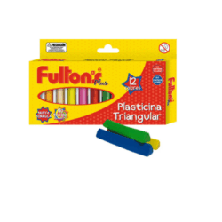 Plasticina Triangular 12 Colores FULTONS