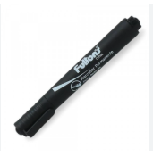 Marcador Permanente Punta Redonda Color Negro FULTONS