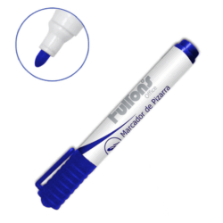Marcador Pizarra Punta Redonda Azul FULTONS