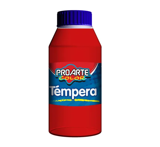 Tempera Proarte 250 ml Color Rojo