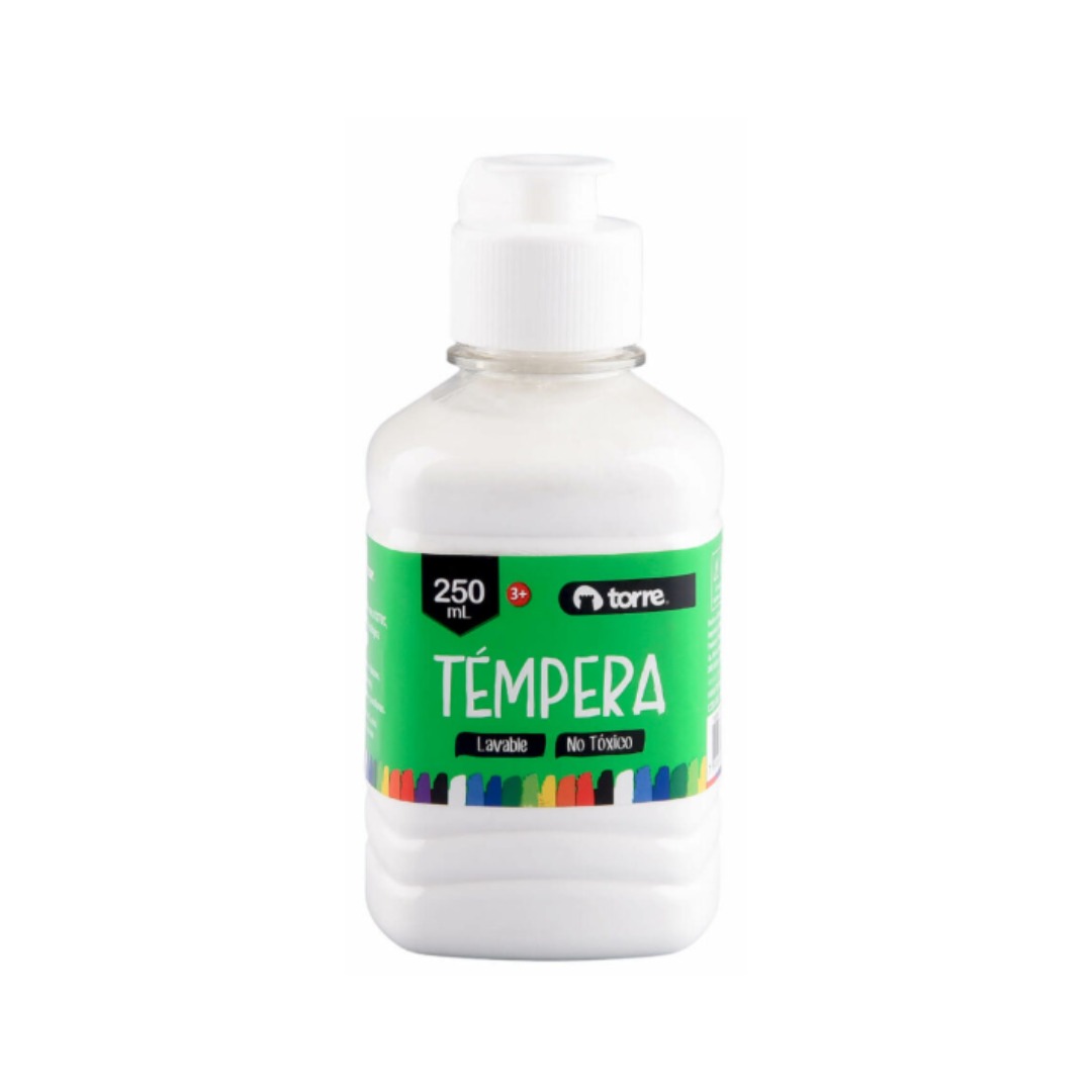 Témpera 250 ml Color Blanco TORRE
