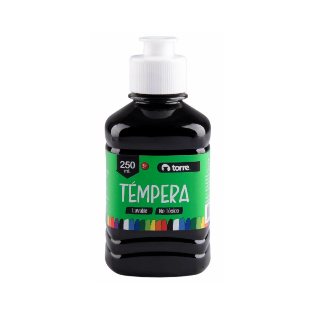 Témpera 250 ml Color Negro TORRE