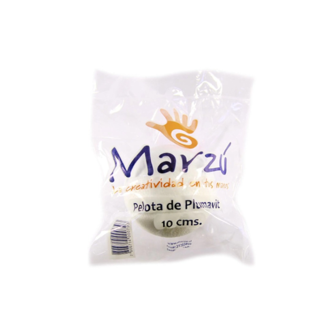 Pelota de Plumavit 10 cm Marzú