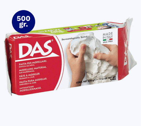 Pasta Para Modelar Blanca 500 Gramos Das