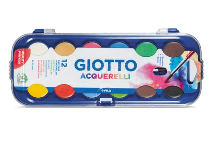 Acuarela 30 Mm 12 Colores GIOTTO - Imagen 2