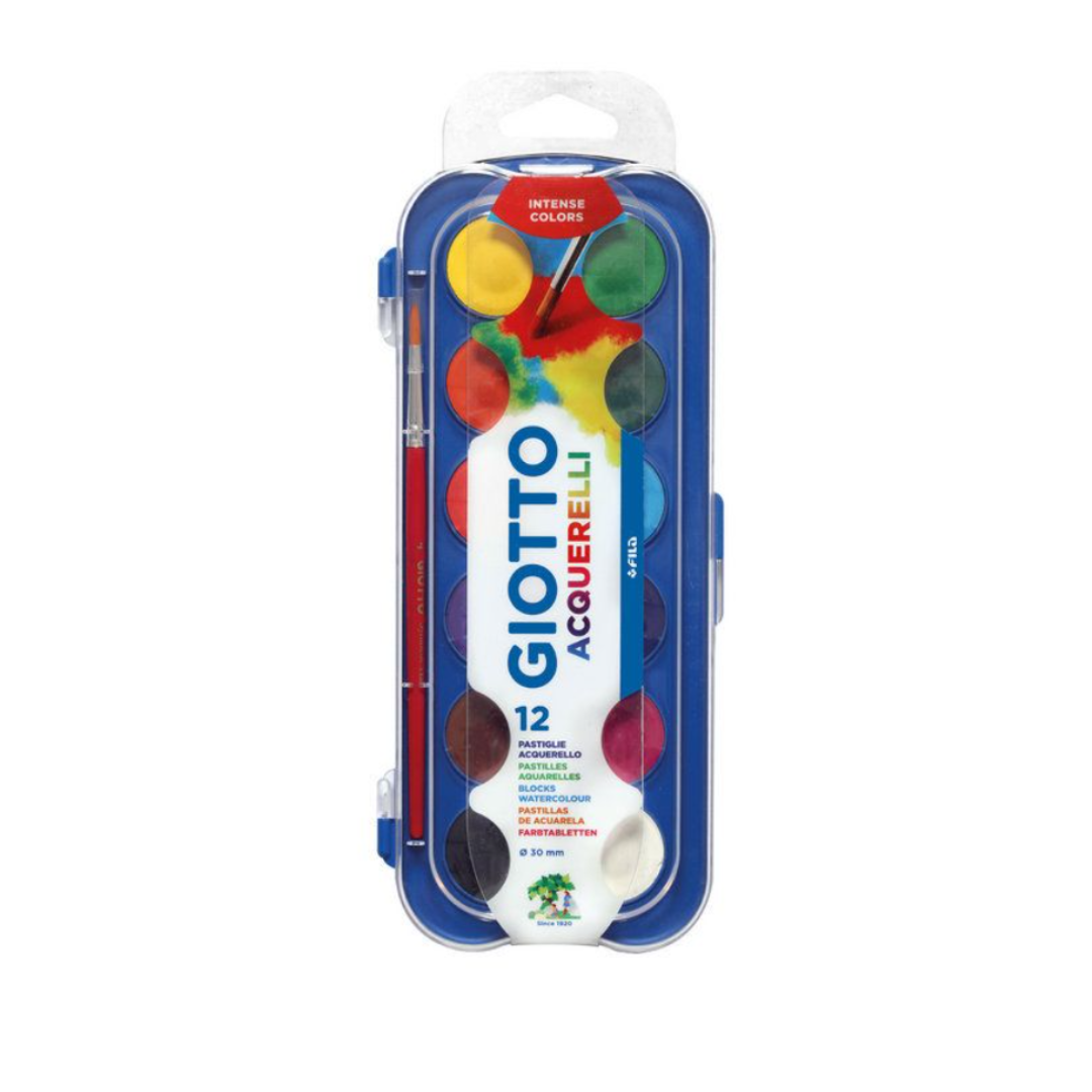 Acuarela 30 Mm 12 Colores GIOTTO - Imagen 3