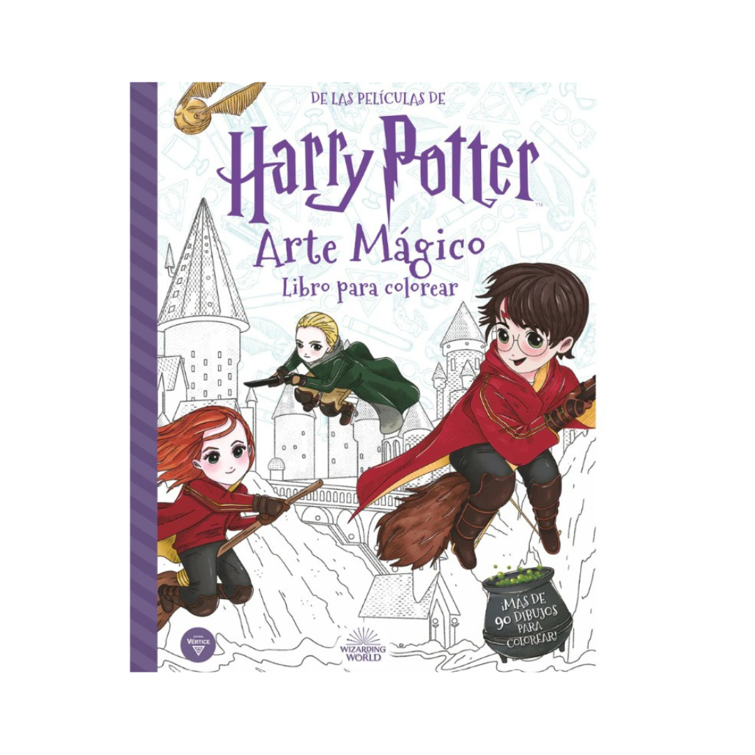 Libro para Colorear Arte Mágico HARRY POTTER