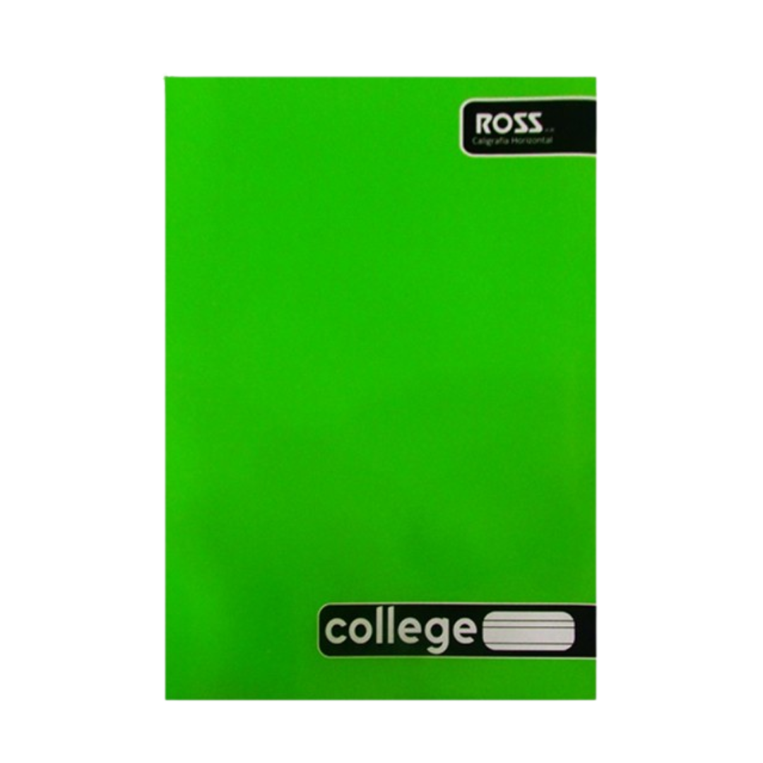 Cuaderno College Caligrafia Lineal 80 Hojas ROSS