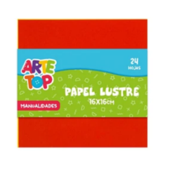Papel Lustre Origami 16 x 16 Cms ARTE TOP