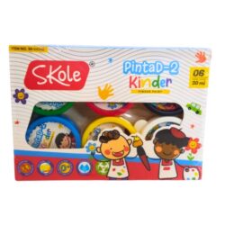 Pintura Dedos 6 colores 30 ml SKOLE