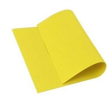Pliego Goma Eva Lisa color Amarillo