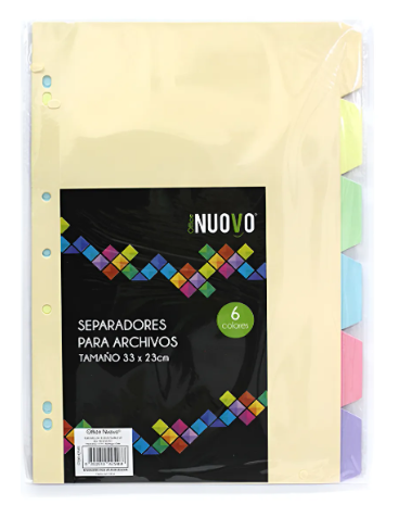 Juegos separadores color office Nuovo