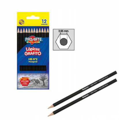 Lapiz Grafito N° 2 HB Proarte
