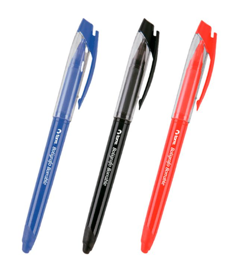 Bolígrafo Gel Borrable punta 07mm TORRE