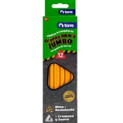 Lápiz Jumbo Grafito Triangulares Nº 2 TORRE