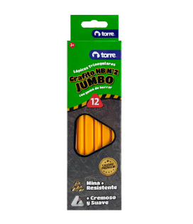 Lápiz Jumbo Grafito Triangulares Nº 2 TORRE
