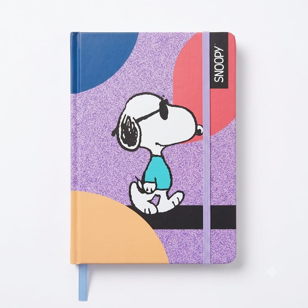 LIBRETA SNOOPY TAPA DURA MOTARRO
