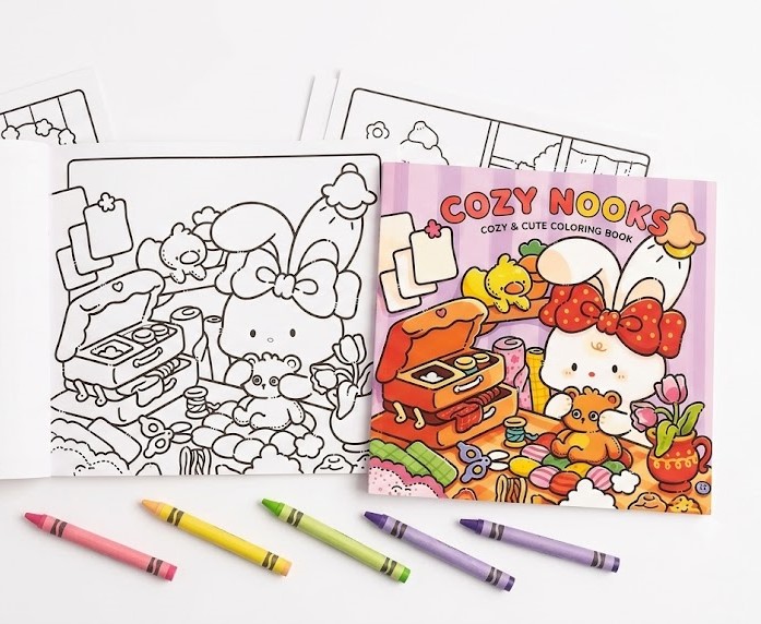 Libro Cozy Nooks Para Colorear