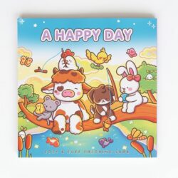 Libro A Happy Day Para Colorear ( COZY & CUTE)