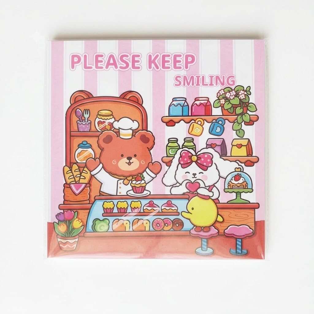 Libro Please Keep Smiling Para Colorear (COZY & CUTE )